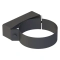 Wspornik ścienny stały 50mm do komina izolowanego 130/180 czarny mat