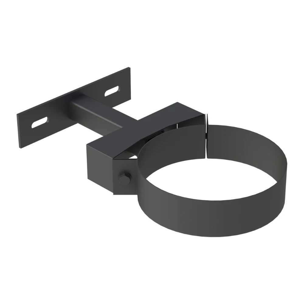 Wspornik ścienny regulowany 50-150mm do komina izolowanego 130/180 czarny mat
