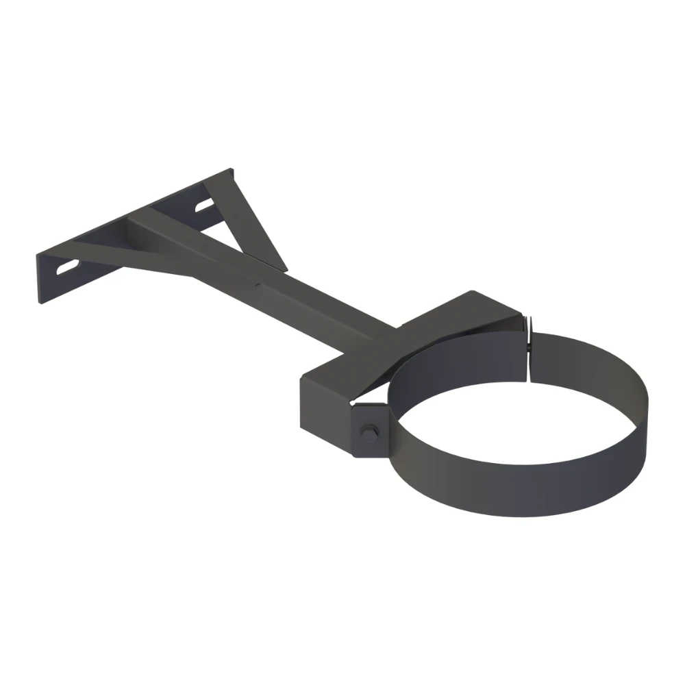 Wspornik ścienny regulowany 250-360mm do komina izolowanego 180/230 czarny mat