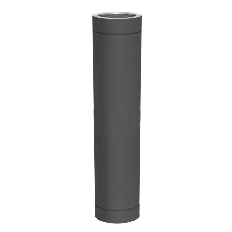 Rura kominowa 1m izolowana 150/200 czarna