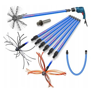 Zestaw do czyszczenia komina od dołu Cyklon 1m