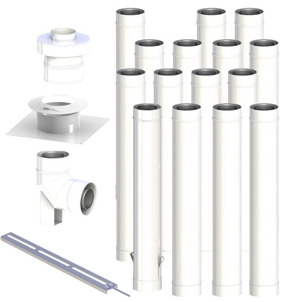 Wkład kominowy fi 60/100 15m do kotła gazowego kondensacyjnego