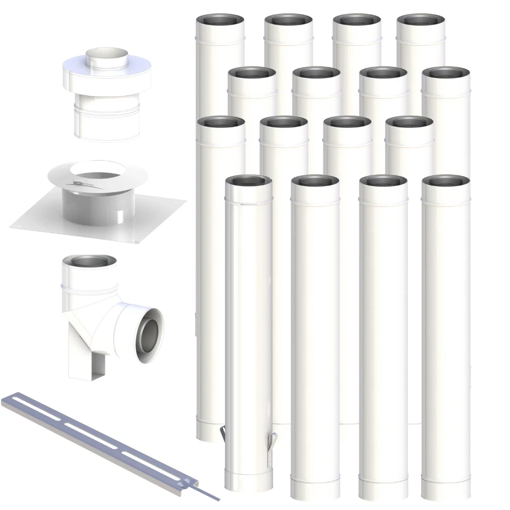 Wkład kominowy fi 60/100 16m do kotła gazowego kondensacyjnego