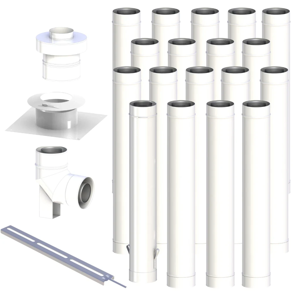 Wkład kominowy fi 60/100 18m do kotła gazowego kondensacyjnego