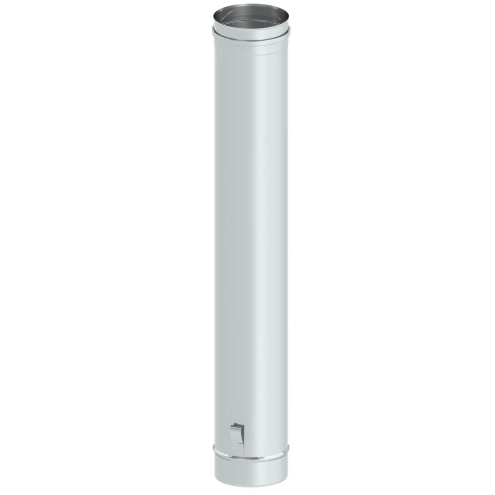 Rura kwasoodporna fi250 1m gr. 0,5mm z uchwytami montażowymi