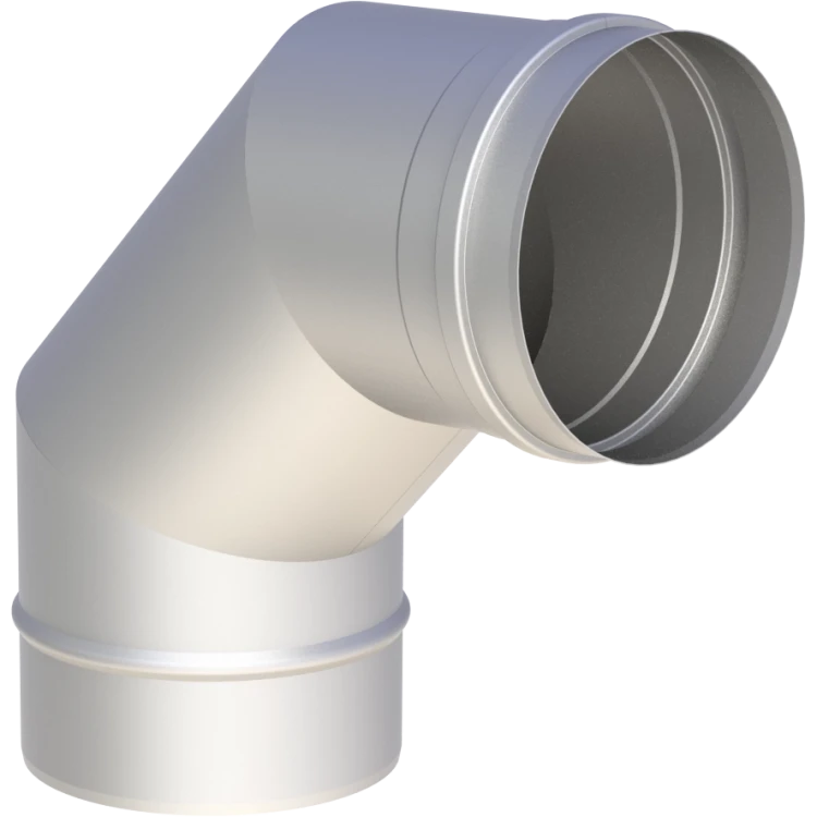 Kolano 87° kwasoodporne fi130 gr. 0,5mm