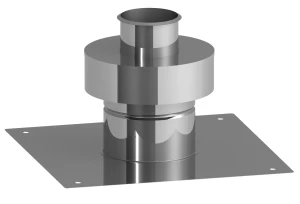 Płyta kominowa fi60 z czerpnią komina gaz kondensacja