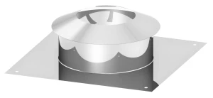 Płyta kominowa + kołnierz 60/100 kwasoodporny do kotła gazowego kondensacyjnego