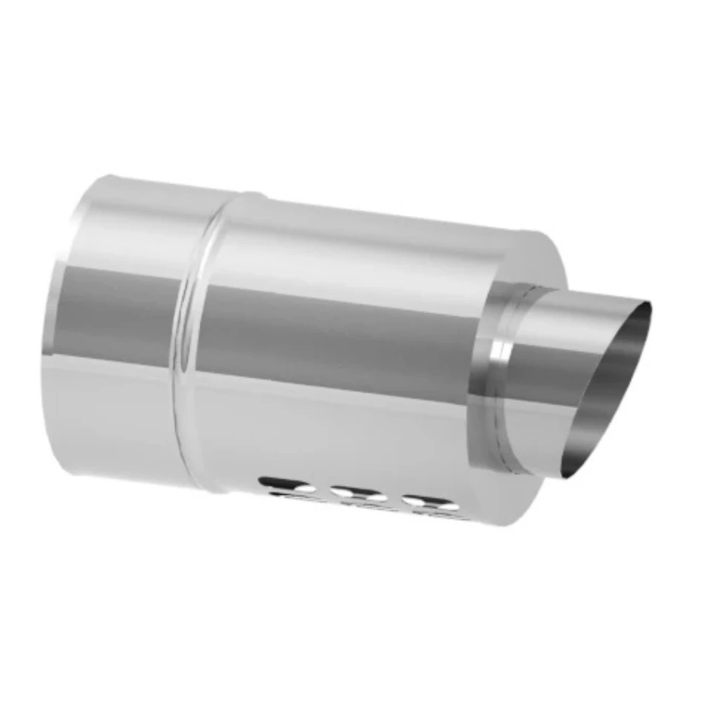 Zakończenie poziome komina 80/125 250mm do kotła gazowego kondensacyjnego