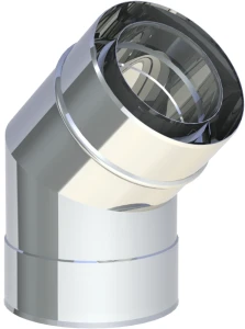 Kolano 45° 110/160 kwasoodporne do kotła gazowego kondensacyjnego