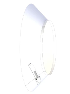 Rozeta maskująca 110/160 kwasoodporna biała do kotła gazowego kondensacyjnego