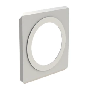 Rozeta maskująca fi160 kwadratowa biała