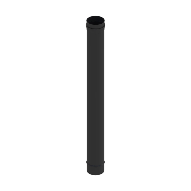 Rura fi100 dł. 1000mm czarny mat