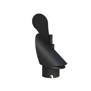 Nasada kominowa typu Strażak fi180 czarny mat 