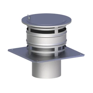 Daszek kominowy typu holenderskiego z rewizją i płytą fi130