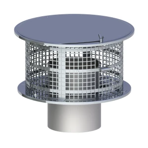 Daszek kominowy typu holenderskiego z rewizją i siatką fi160