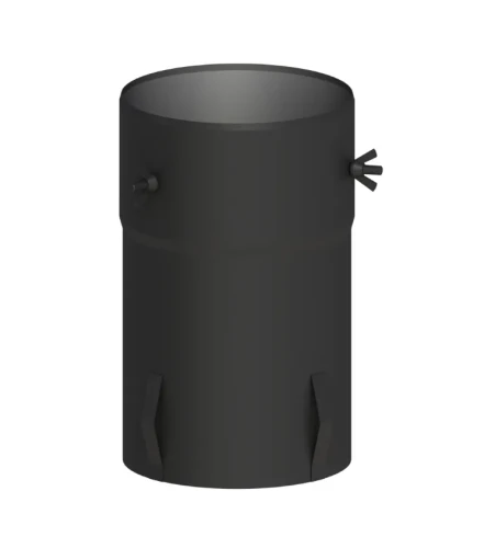Adapter BASE-2DW do komina izolowanego fi160 czarny mat