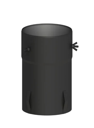 Adapter BASE-2DW do komina izolowanego fi130 czarny mat