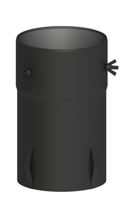 Adapter BASE-2DW do komina izolowanego fi150 czarny mat