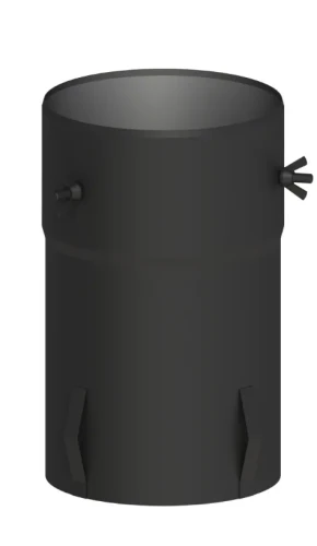 Adapter BASE-2DW do komina izolowanego fi150 czarny mat