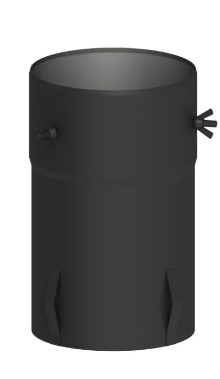 Adapter BASE-2DW do komina izolowanego fi150 czarny mat