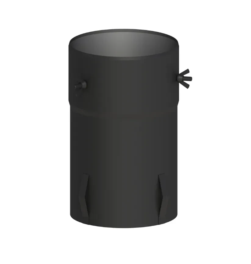 Adapter BASE-2DW do komina izolowanego fi180 czarny mat