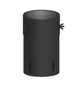 Adapter BASE-2DW do komina izolowanego fi180 czarny mat