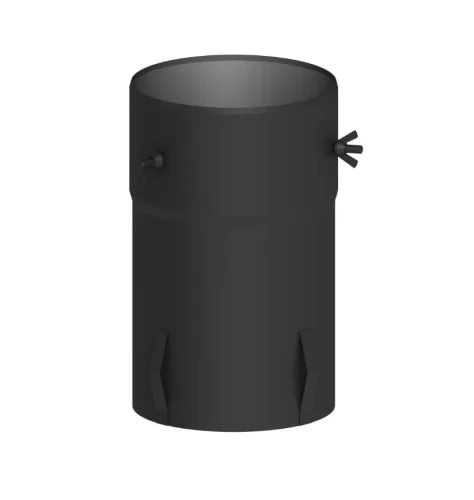 Adapter BASE-2DW do komina izolowanego fi180 czarny mat