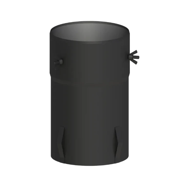 Adapter BASE-2DW do komina izolowanego fi180 czarny mat