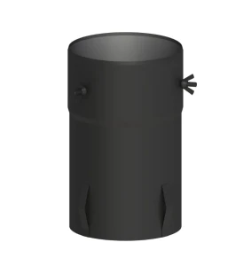 Adapter BASE-2DW do komina izolowanego fi200 czarny mat
