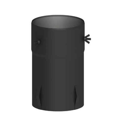 Adapter BASE-2DW do komina izolowanego fi200 czarny mat