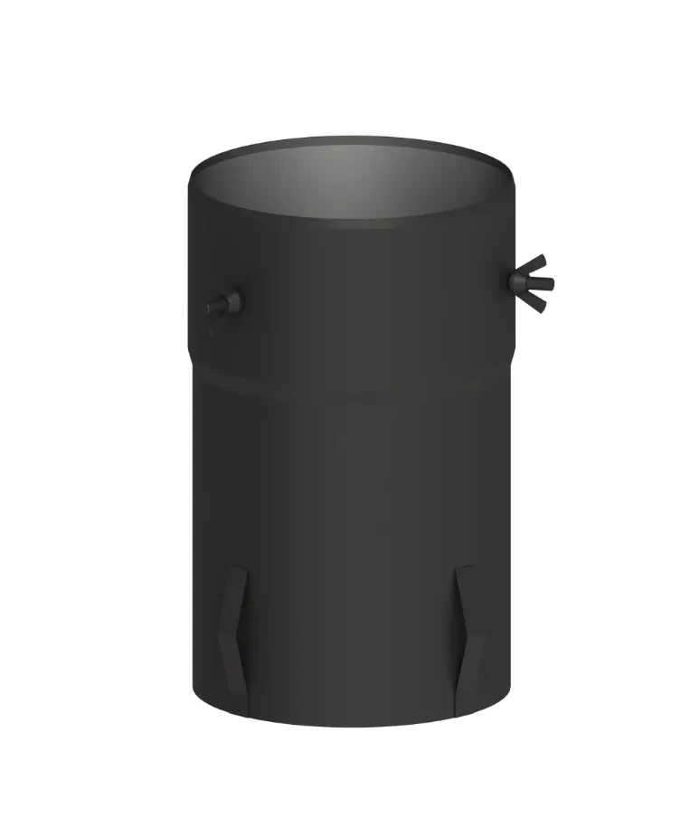 Adapter BASE-2DW do komina izolowanego fi250 czarny mat
