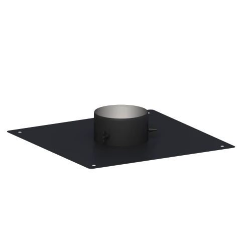 Adapter BASE-1DW do komina izolowanego fi200 czarny mat