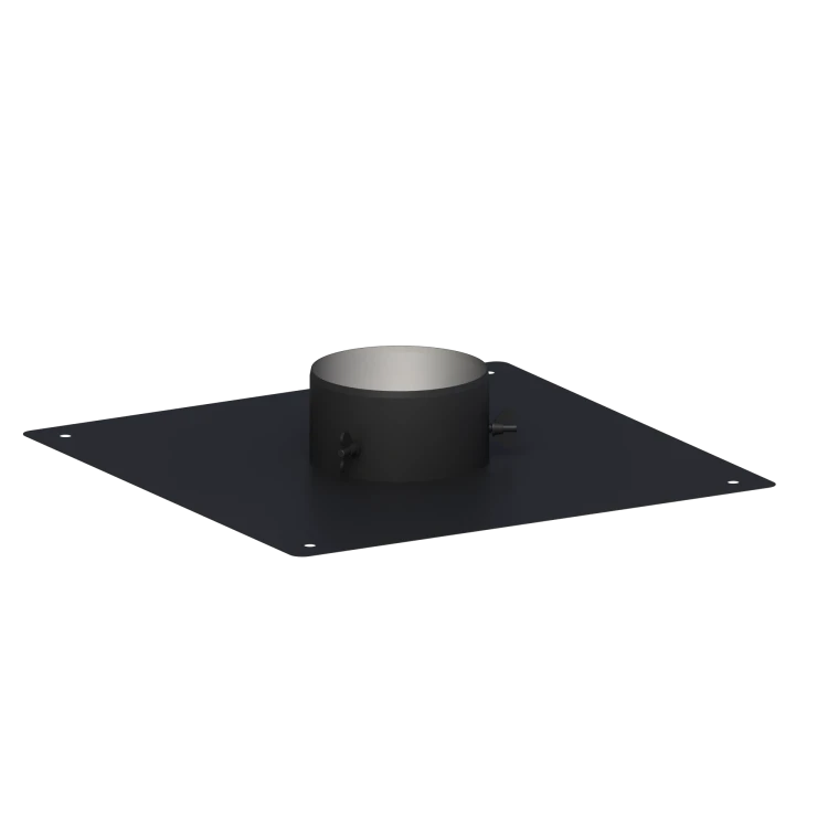 Adapter BASE-1DW do komina izolowanego fi200 czarny mat