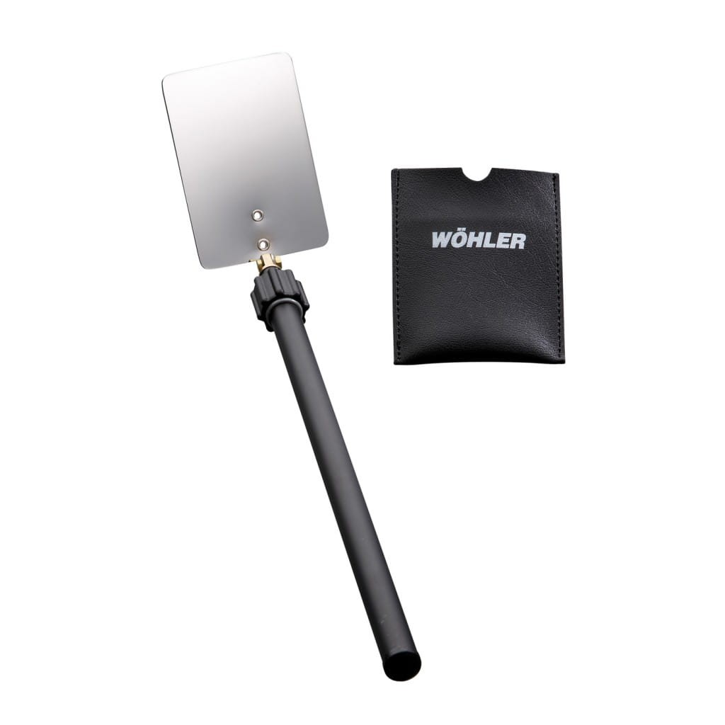 Lusterko z chromowanej stali 6,8 x 10cm z teleskopem Wohler