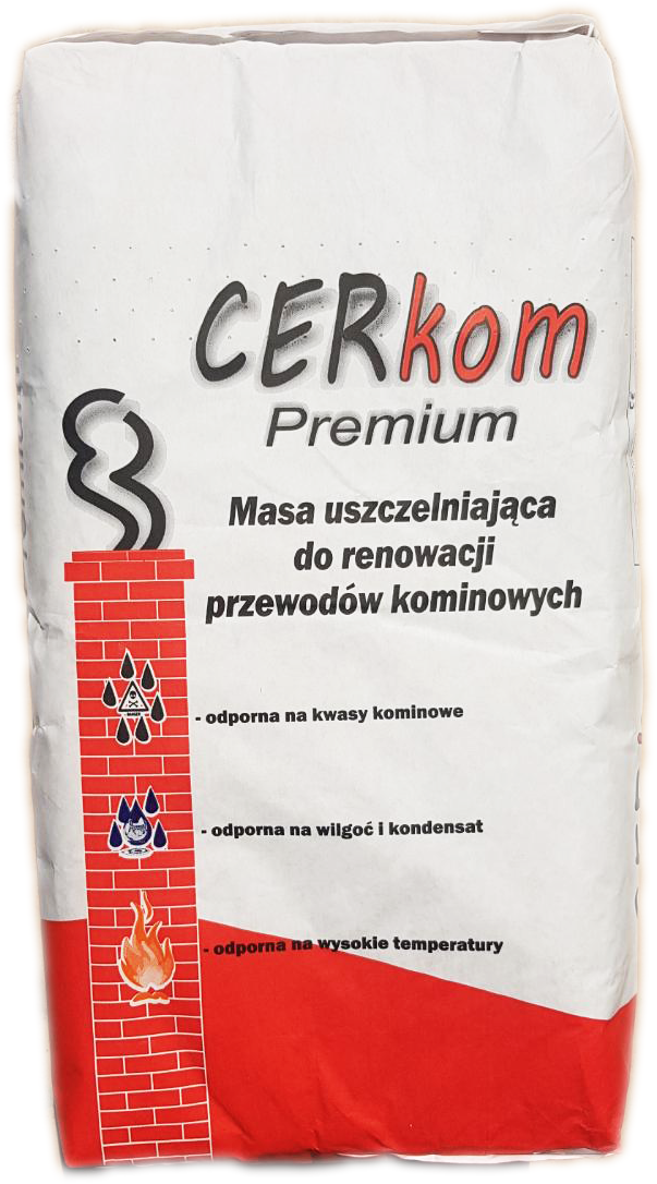 Masa do uszczelniania kominów Cerkom Premium 20kg SKD
