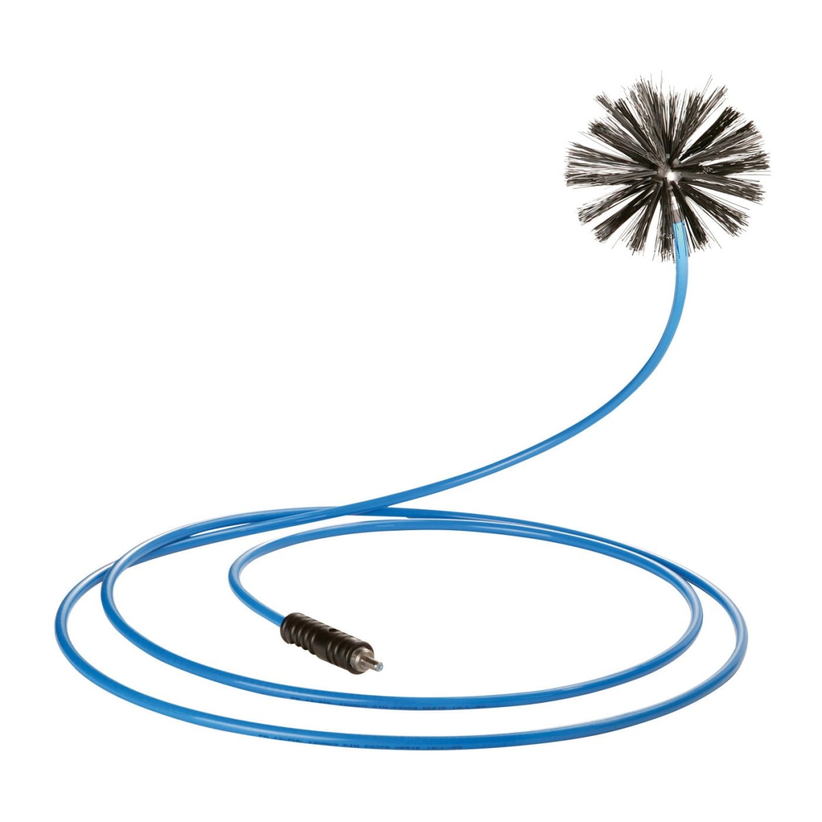 Drążek giętki rotacyjny 3m ze szczotką perlonową fi18cm do czyszczenia wentylacji i rekuperacji 