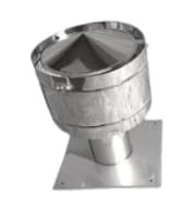 Deflektor cylindryczny z podstawą otwierany blacha nierdzewna fi130