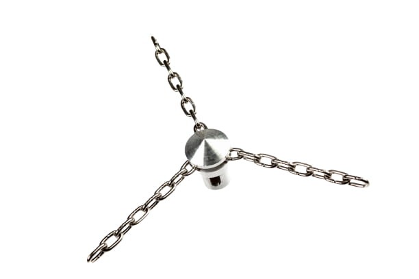 Głowica z łańcuchem do obrotowego zestawu do czyszczenia komina TORNADO