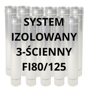 Ustnik do komina koncentrycznego izolowanego fi80/125