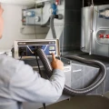 Tester szczelności instalacji wentylacyjnych Wohler DP 700