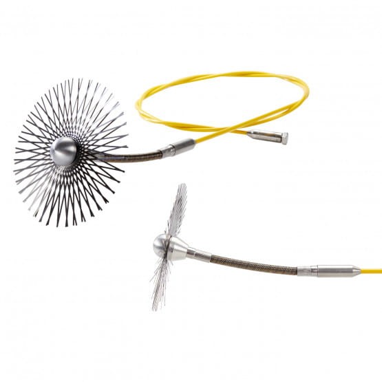 Przepychacz GFK 6mm z giętką końcówką i gwiazdą 2,5 m