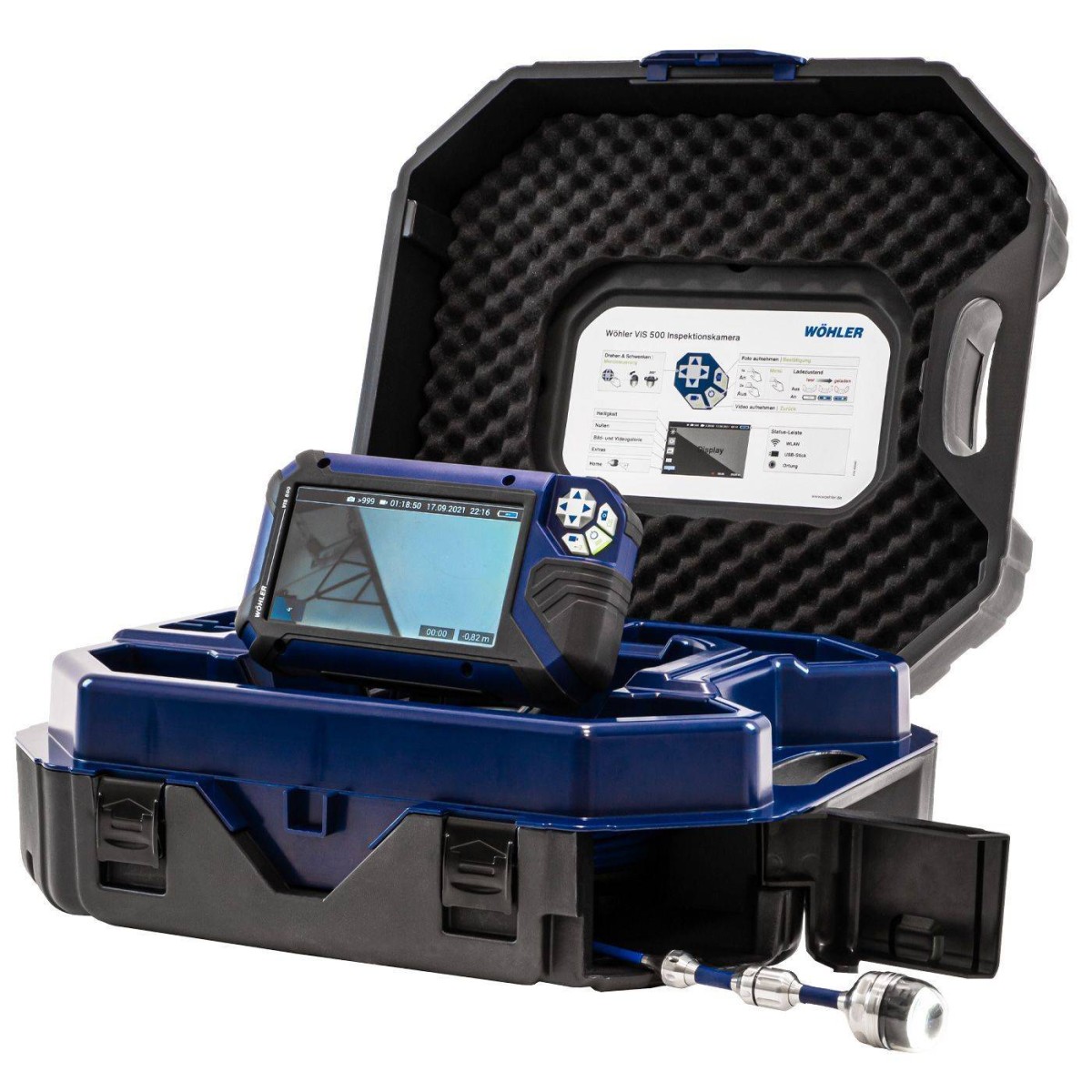 Kamera inspekcyjna Wohler VIS 500 z drążkiem 30m