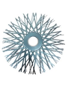 Szczotka kominiarska gwiazda 200 mm kwasoodporna nierdzewna do czyszczenia komina