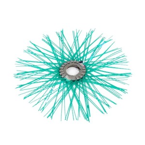 Szczotka kominiarska gwiazda 100 mm z tworzywa do czyszczenia komina