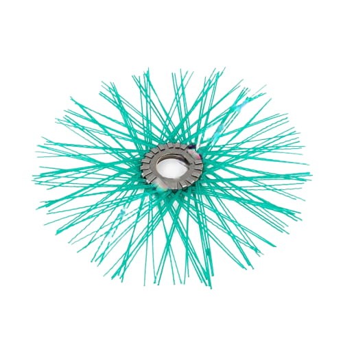 Szczotka kominiarska gwiazda 125 mm z tworzywa do czyszczenia komina